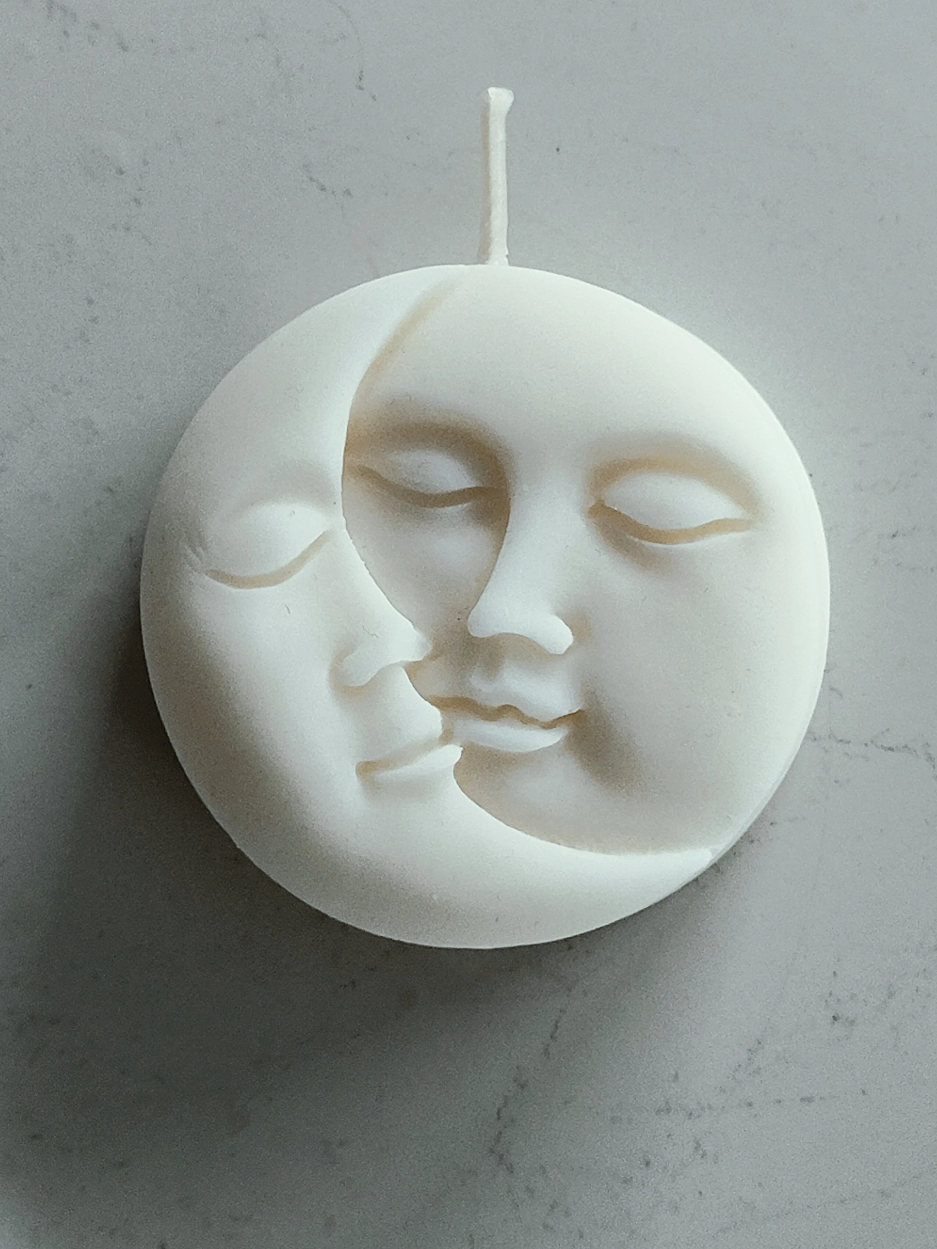 Świeca sojowa pocałunek księżyca ze słońcem